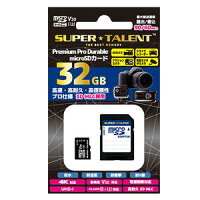 SUPER TALENT  microSDHCカード 32GB UHS-I U3ST32MSU3PD